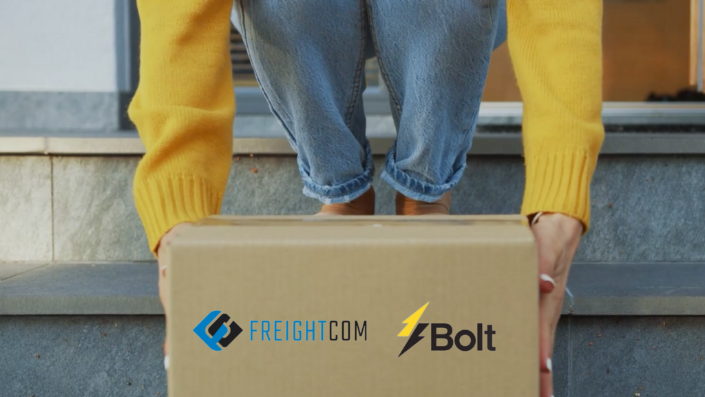 The box features logos for "Freightcom" and "Bolt".