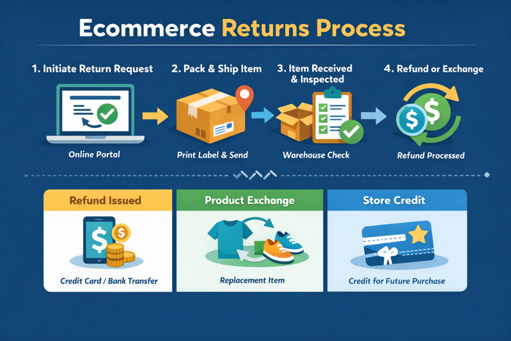 Explaining the ecommerce returns process