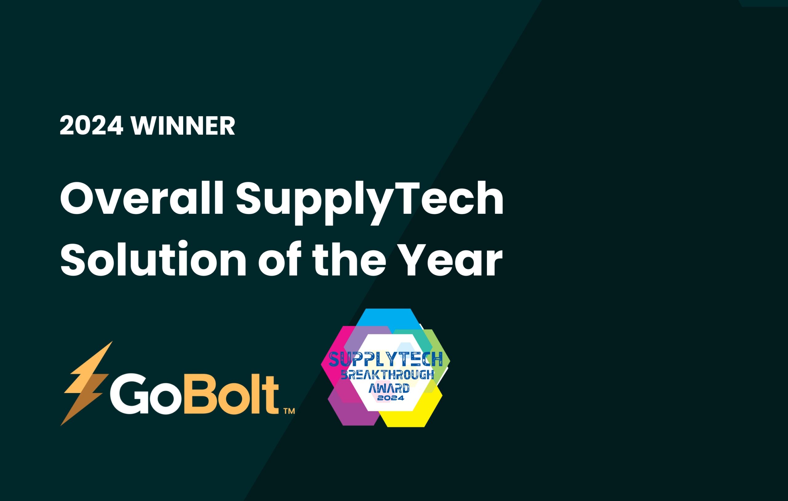 2024 SupplyTech Breakthrough Award