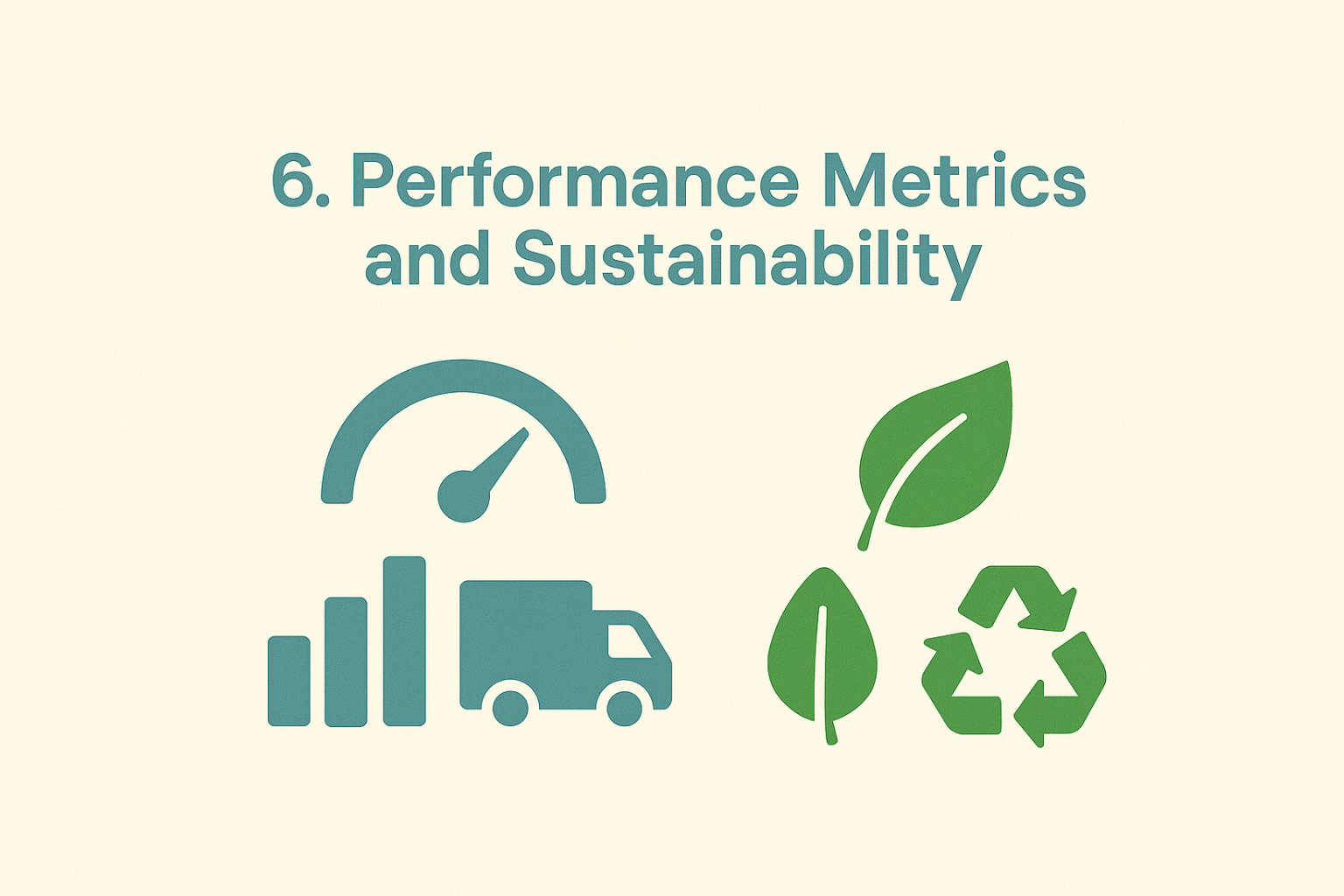 6. Performance Metrics and Sustainability