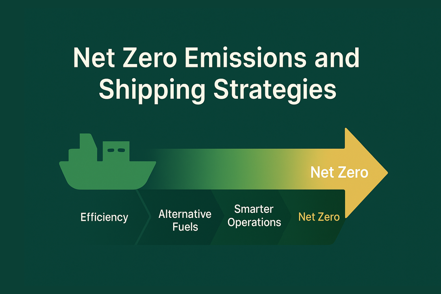 Net Zero Emissions and Shipping Strategies