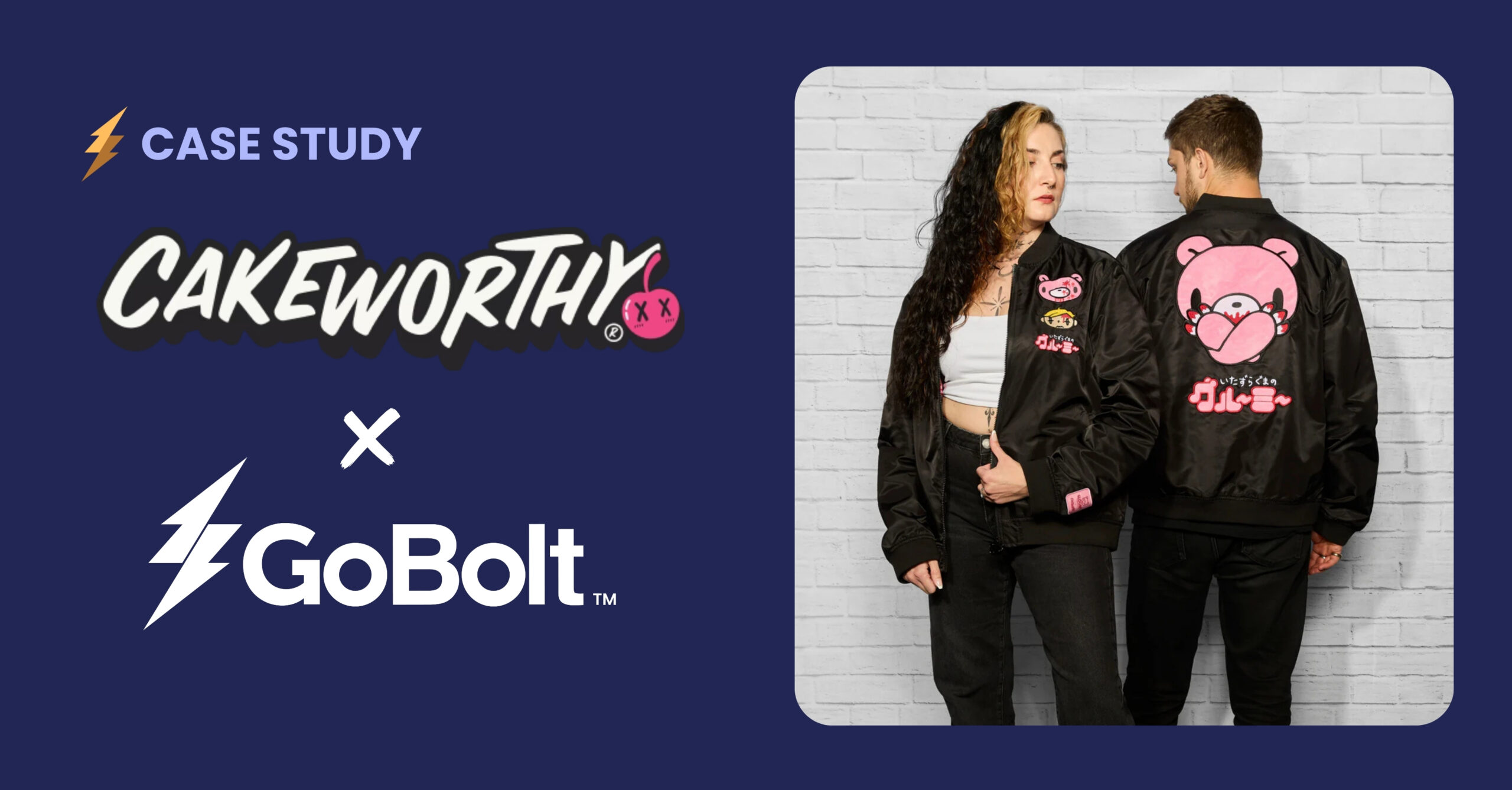 Fashion collaboration featuring stylish jackets.