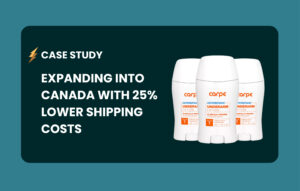 Lower shipping costs for Canadian expansion