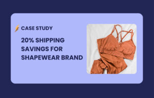 Shipping savings for shapewear brand