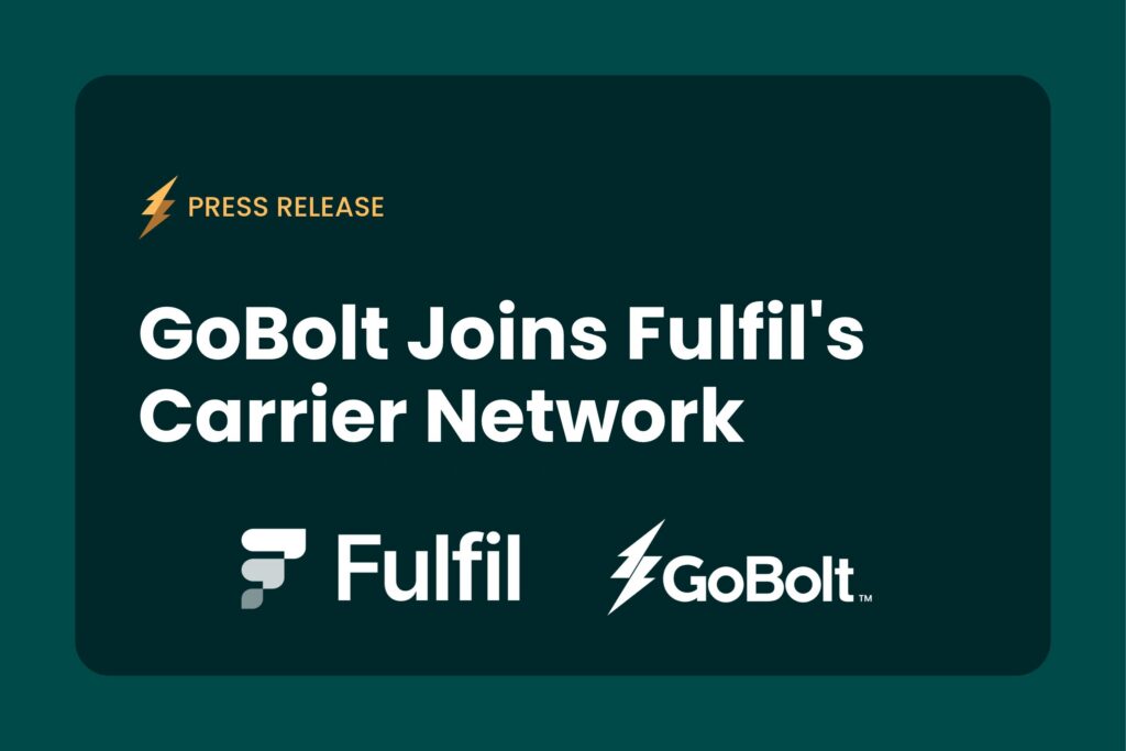 GoBolt joins Fulfil's carrier network